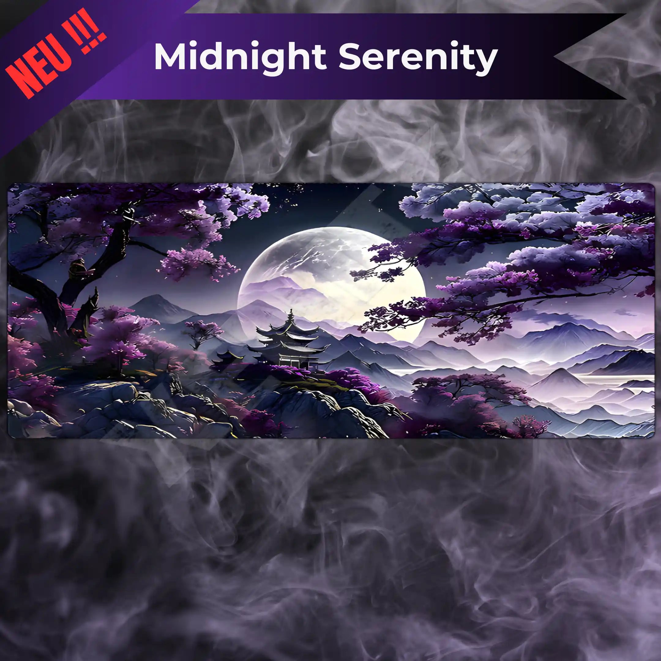 Premium Gaming Mousepad Midnight Serenity